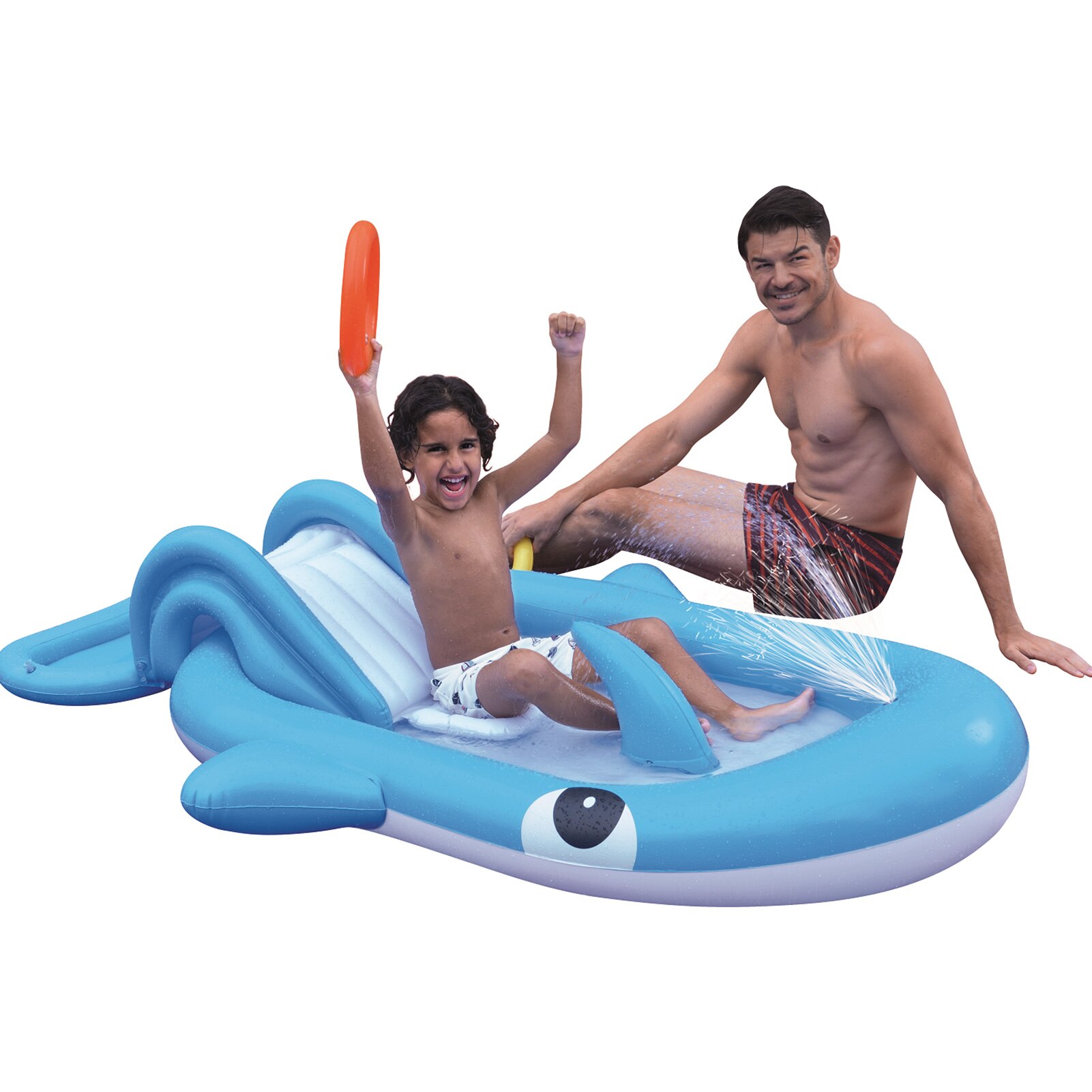 Kinderen Peuterbad Opblaasbaar Zwembad Met Glijbaan Kids Baby Water Speelgoed Zwembad Voor Outdoor Water Sprinkler Speelgoed