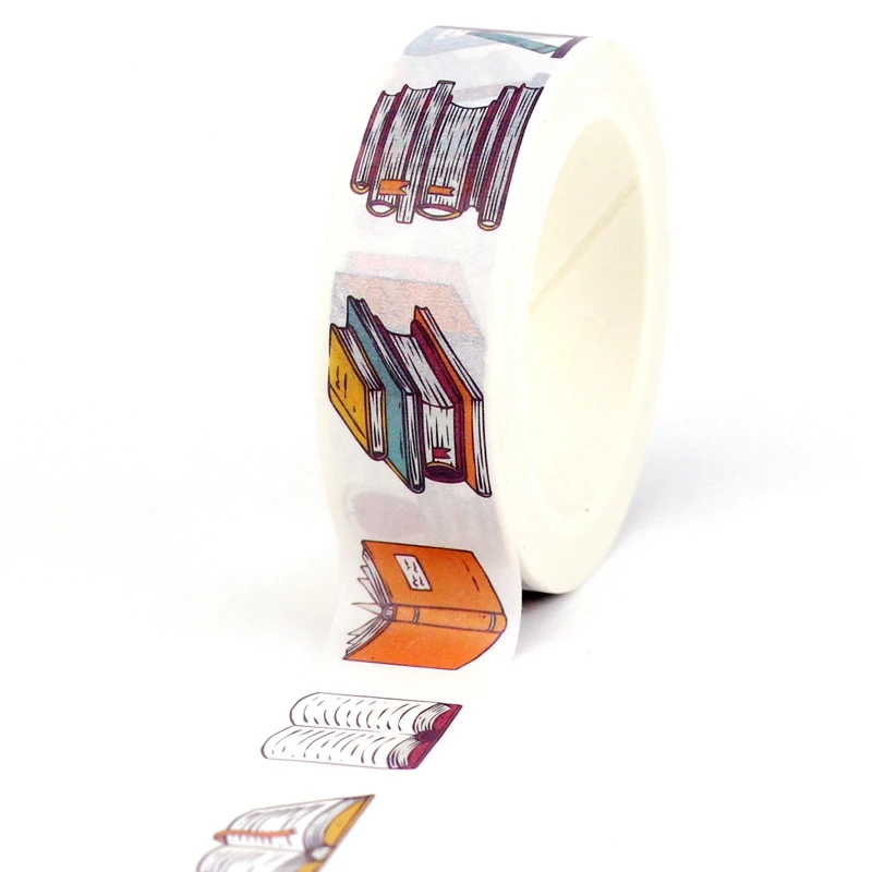 Juego de cintas Washi de papel para maquillaje, libros decorativos, 10M, para planificador, álbum de recortes, cinta adhesiva, papelería Kawaii, suministros escolares, 1 ud.: Borgoña