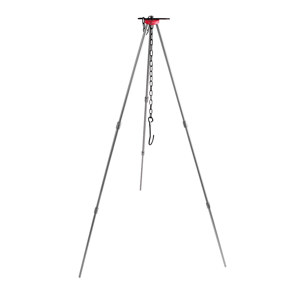 Camping Tripod for Fire Hanging Pot Outdoor Campfire Cookware Picnic Cooking Pot Grill Aluminum Alloy Hanging Cooking Pot: Default Title