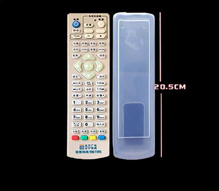 Clear Dust Protect Protective Storage Bag Portable Silicone Air Condition Control Case TV Remote Control Cover: D