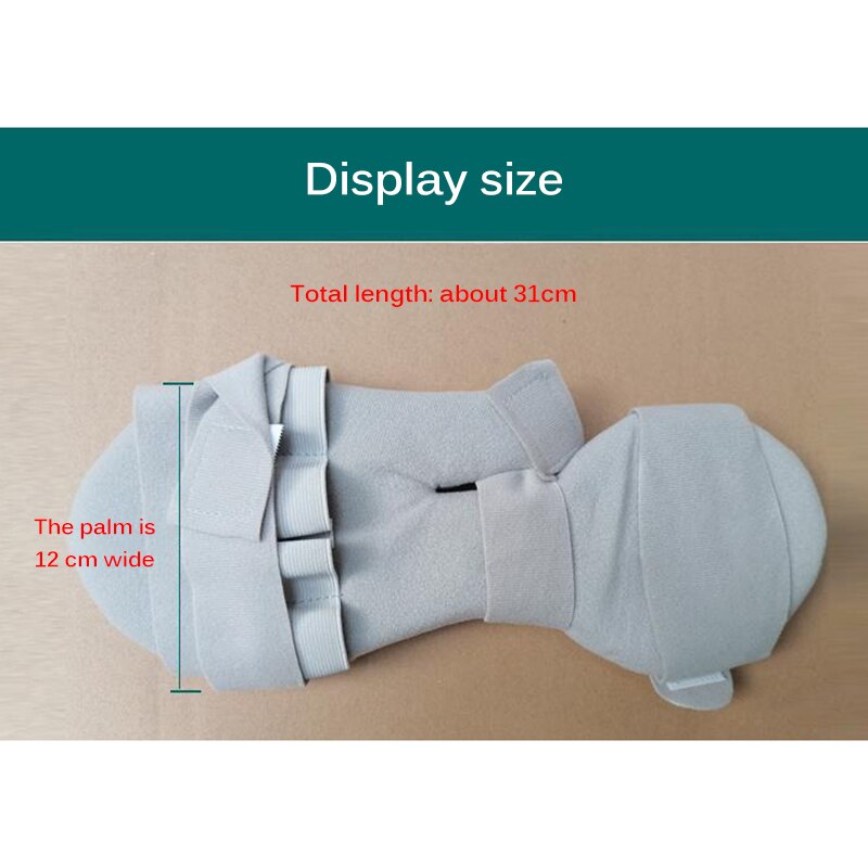 Vaste vingercorrector functionele fractuurrevalidatie hand polsspalk immobilisator verstelbare rustcorrector grijs vast
