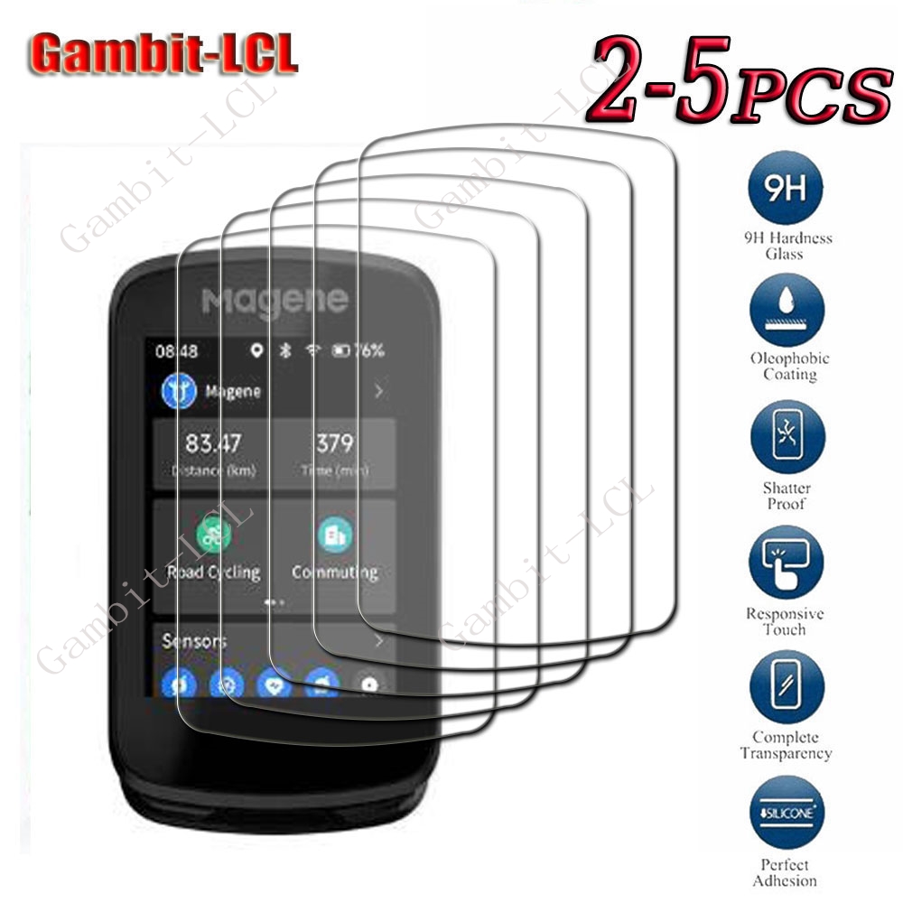 9H HD Original Tempered Glass For Magene C606 Pro GPS C406 C506 MageneC606 C606Pro Screen Protection Protector Cover Film