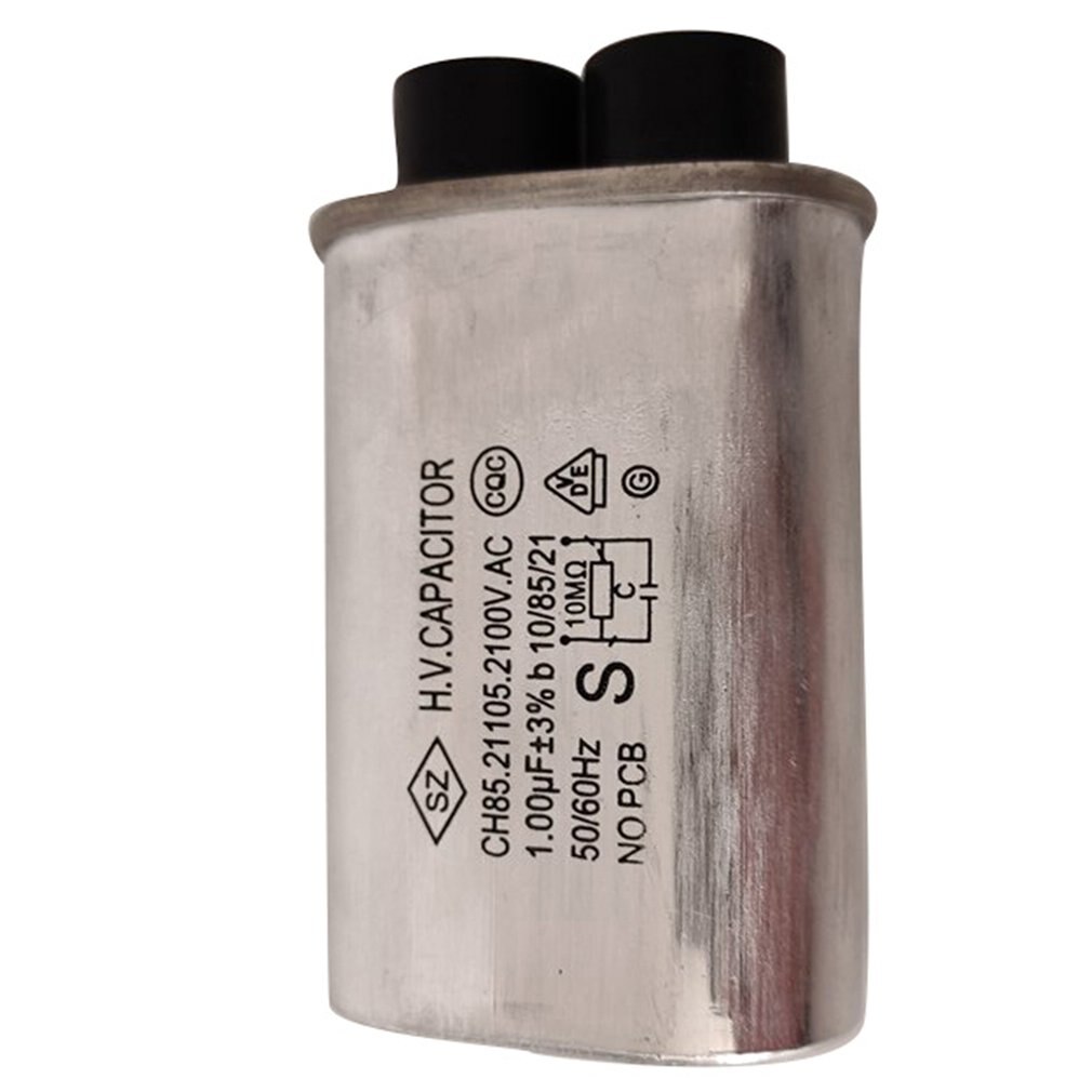 Ch85 High Voltage Microwave Oven Capacitor 1.00Uf High Voltage Capacitor Boost Filter Capacitor Aluminum Shell
