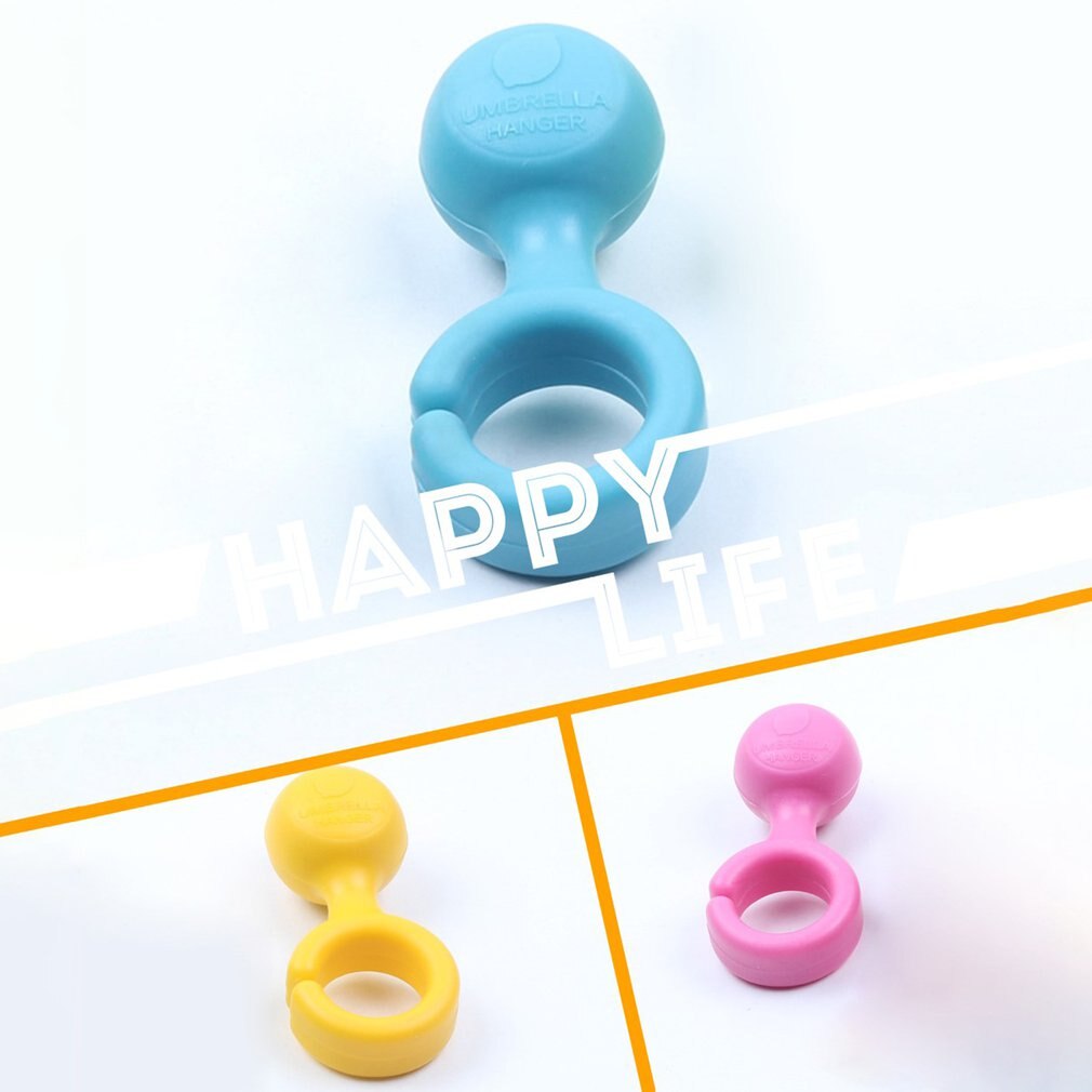 Mini porte-parapluie en TPE, couleur bonbon, mignon, facile à accrocher pour l'intérieur et la maison
