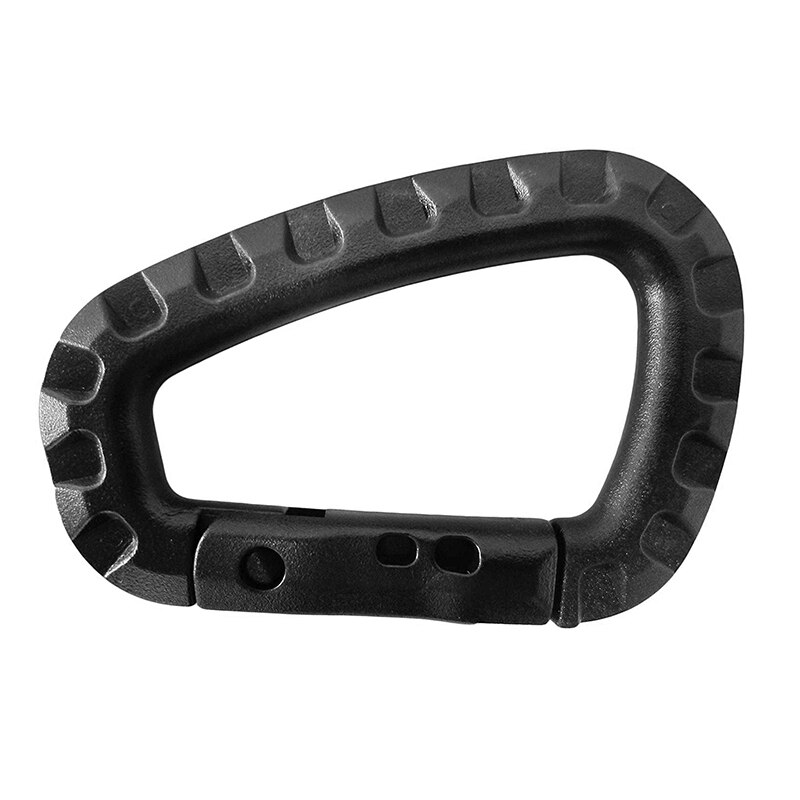 Carabiner Keychain Hard Polymer D Rings Light Weight Spring Snap Gear Clip Utility Hooks Backpack Hanging Buckle