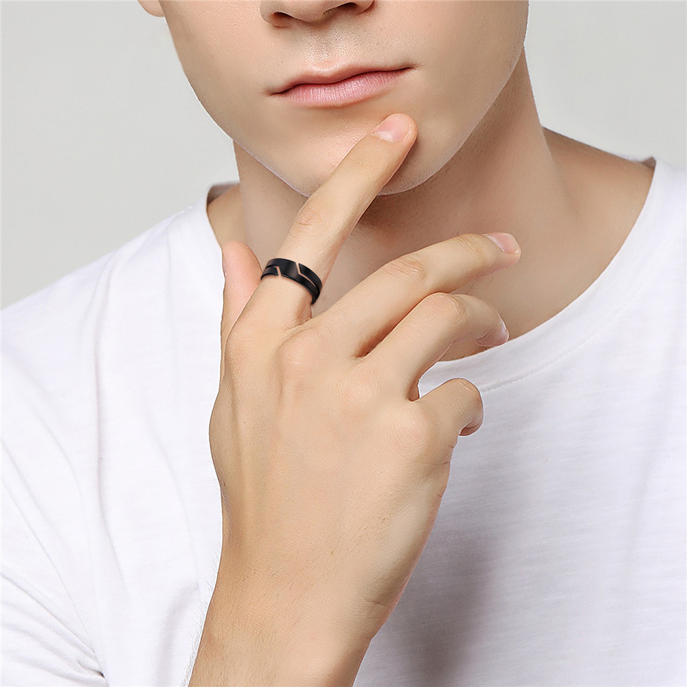 Skyrim Simple en acier inoxydable Couple bague pour hommes femmes décontracté bagues bijoux fiançailles anniversaire 2025