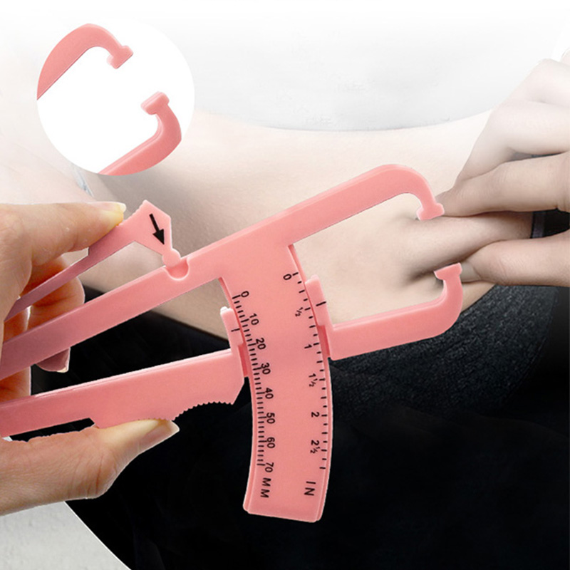 Probador de pérdida de grasa corporal, calculadora, pinza, Clip de Fitness, herramienta de medición de grasa, tabla delgada, instrumento de prueba de pliegues