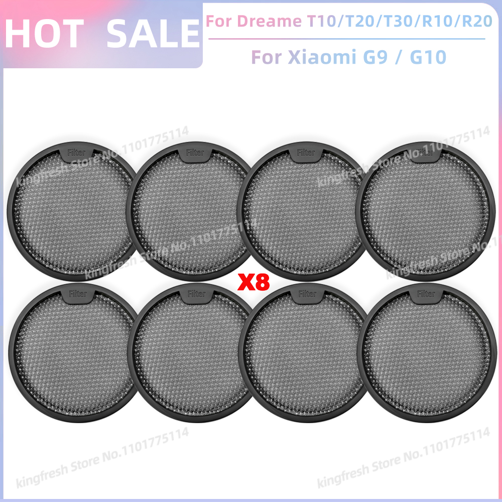 Passend für Dreame T10 / T20 / T20 Profi / T30 / T30 Neo / R10 / R10 Profi / R20, Xiaomi G9 / G10 Ersatzteile Vornachfilter: Orange