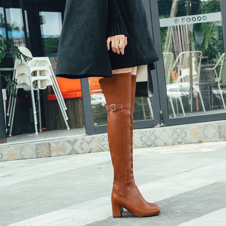 Big Size 9 10 11-13 thigh high boots knee high boots over the knee boots women ladies boots	shoes woman winter boots women
