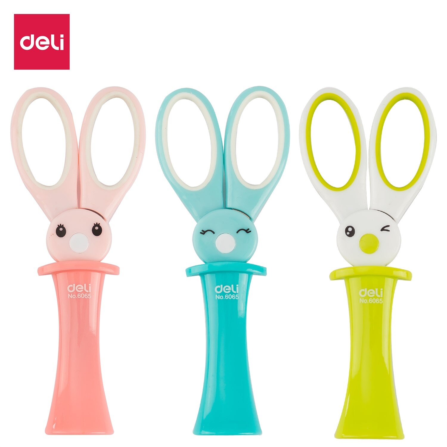 DELI School Scissors Cute Kawaii Rabbit DIY Diary Decorating scissor hand craft scissors paper kids &amp; student stationery