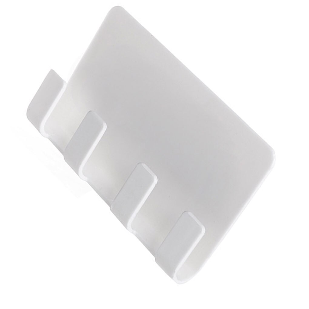 Stick Up Style Wall Cell Phone Bracket 4 Colors Mobile Phone Charging Holder for Wall Traceless 4 Hook Receiving Hanger Bracket: NO.3