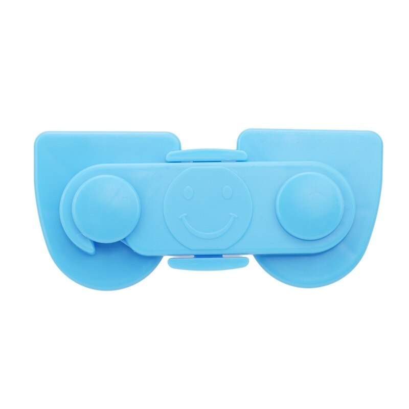 5 Stks/set Veiligheid Doek Riem Lock Bescherming Deurslot Kast Koelkast Veilig Voor Kid Kind Baby Lade Beveiliging: blue