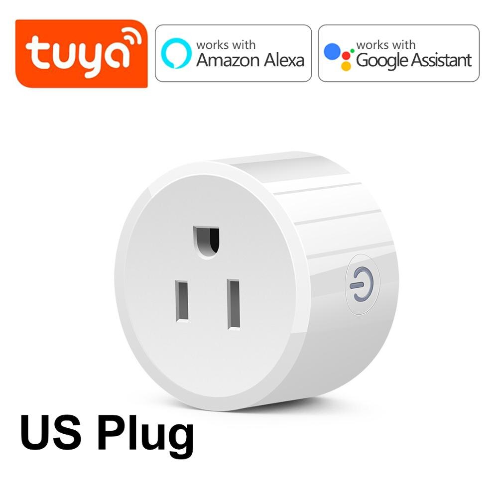 WiFi Smart Home Sockets EU US Wireless Remote Voice Control Power Energy Monitor Outlet Timer Socket Apple Homekit / Tuya: Tuya US Plug