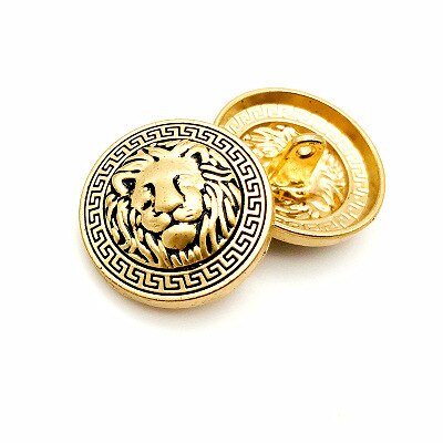 50Pcs 20Mm Gouden Metalen Knoppen Kledingstuk Jas Naaien Accessoires Knoppen Voor Kleding Ambachten Ronde Jasje Knop: gold / 25mm