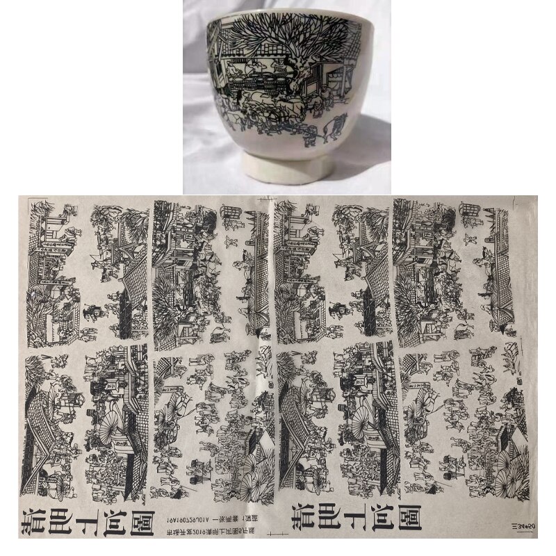 Papel de transferencia artístico para cerámica, calcomanías de cerámica de alta temperatura, herramientas de arcilla polimérica, 2 uds.