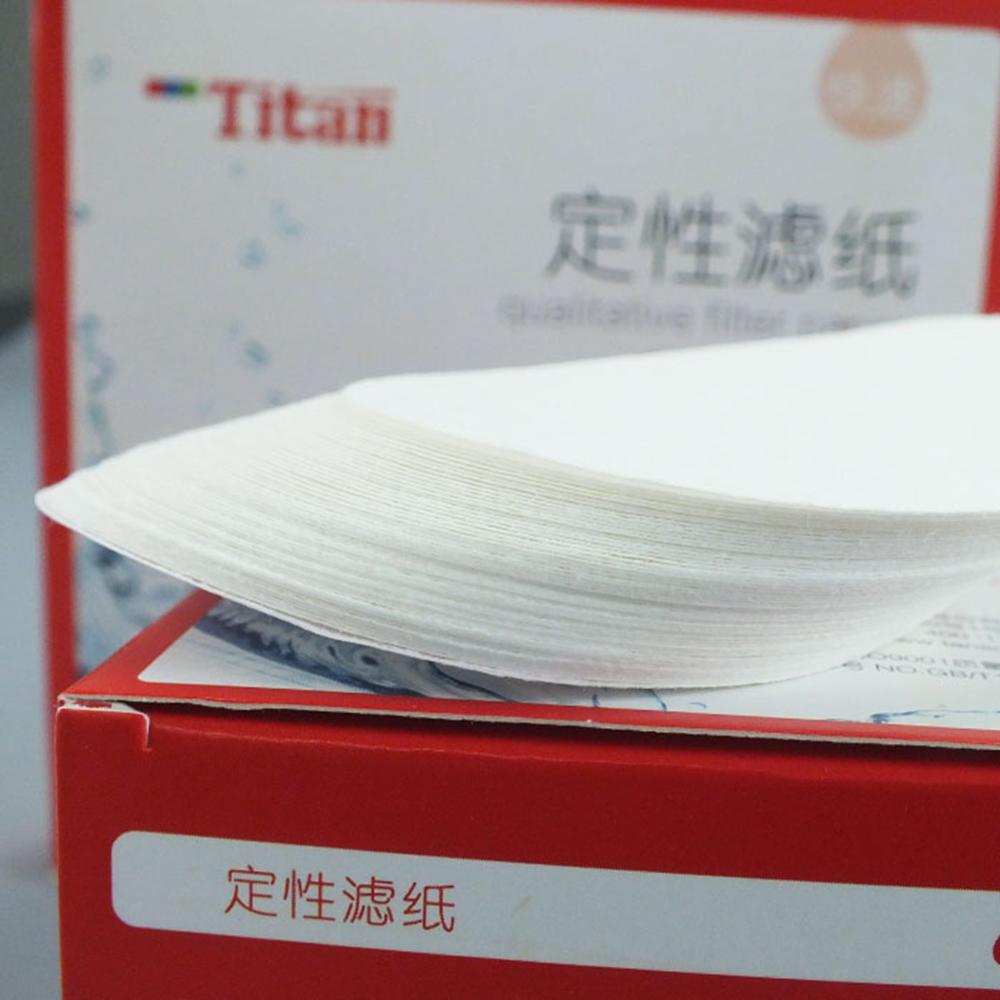 Material de laboratório filtro qualitativo papel filtro quantitativo papel consumíveis experimentais ensino papel de filtro descartável