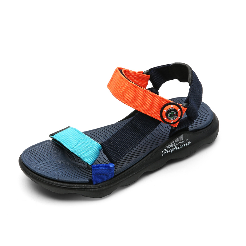 Zomer Kinderen Sandalen Mode Sneakers Jongen Meisjes Outdoor Strand Schoenen Kinderen Antislip Schoeisel Sandalen: Oranje / 40