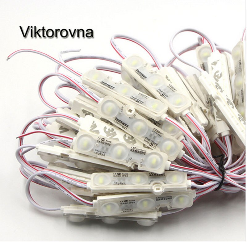 Welding Injection Led Module side lamp 5730 SMD waterproof Strip light for signage advertising 500pcs samsung Led Module light