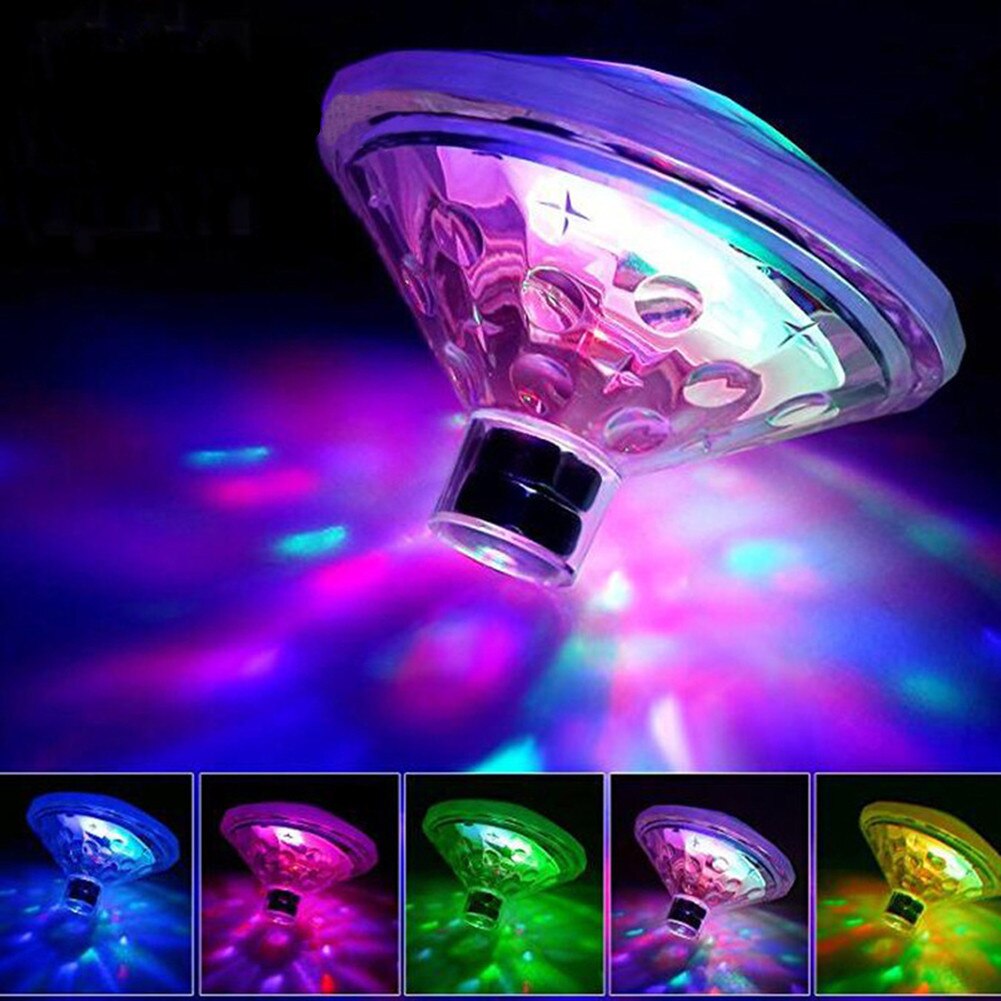 Submersible Light Underwater LED Night Light Swimming Pool Light for Outdoor Vase Fish Tank Pond Disco Wedding Party