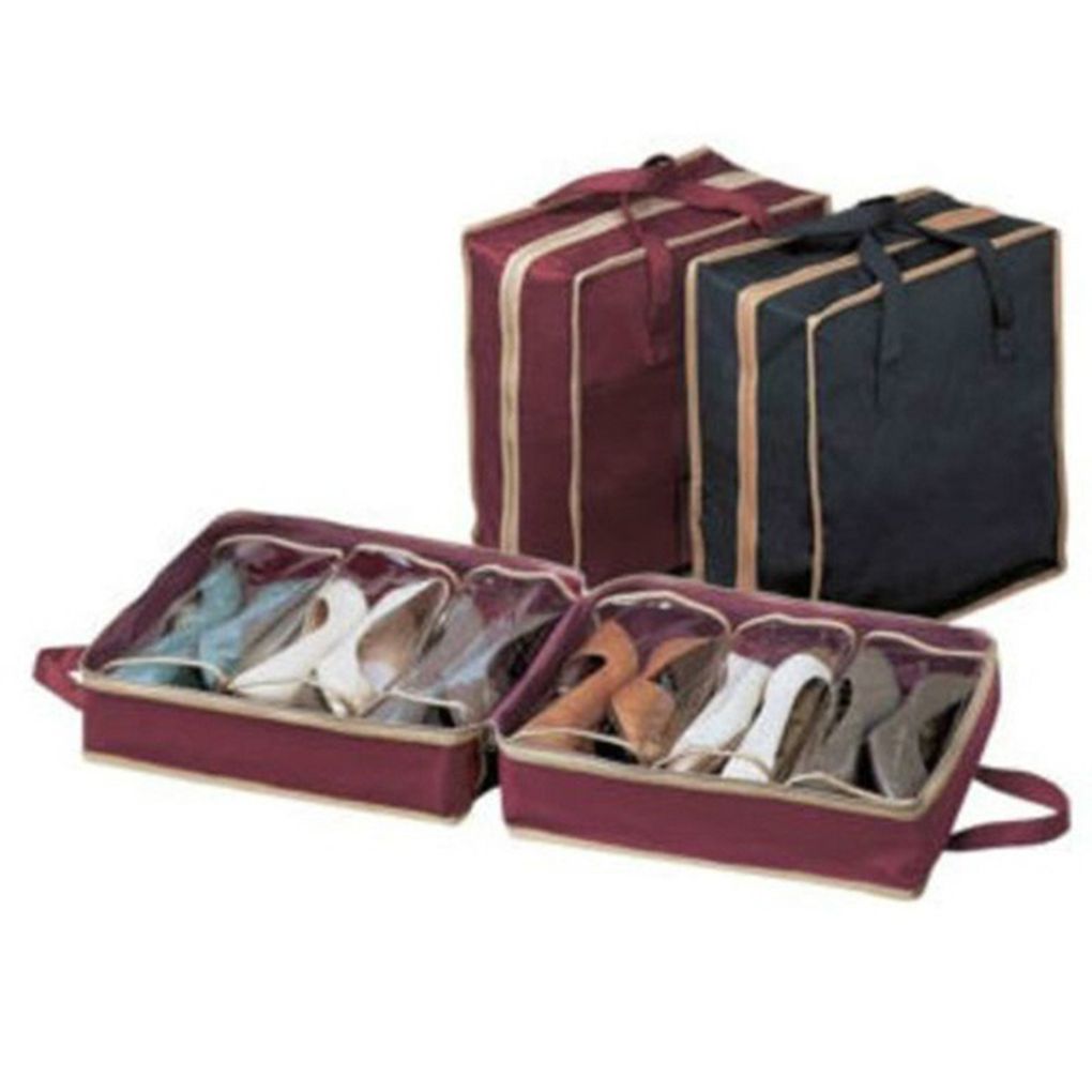 Niet-geweven Stof Opbergtas Organisator Draagbare Schoenen Kledingstuk Reisbagage Carry Pouch Houder