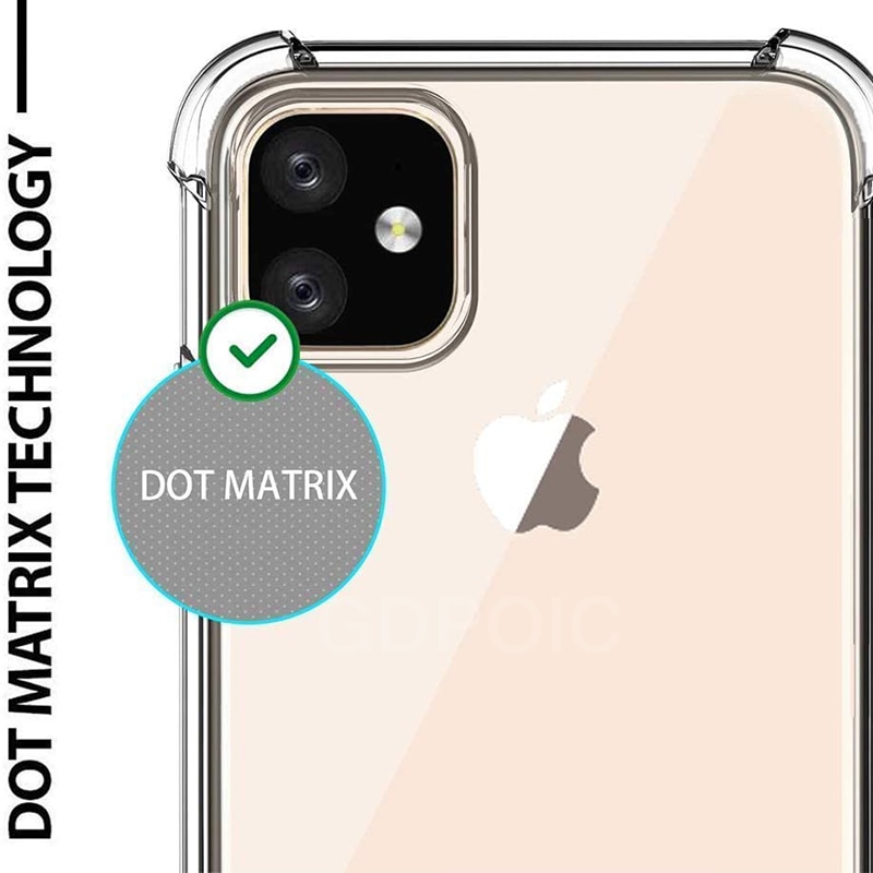 Custodie antiurto per iPhone 11 Pro X Xs Max 12 custodia in Silicone trasparente per iPhone 7 8 6 Plus SE 2020 XR Cover posteriore