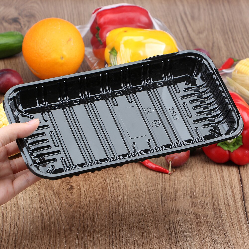 Dispos Plastic Frozen Supermarket Poultri Packag Disposable Food Packing Tray