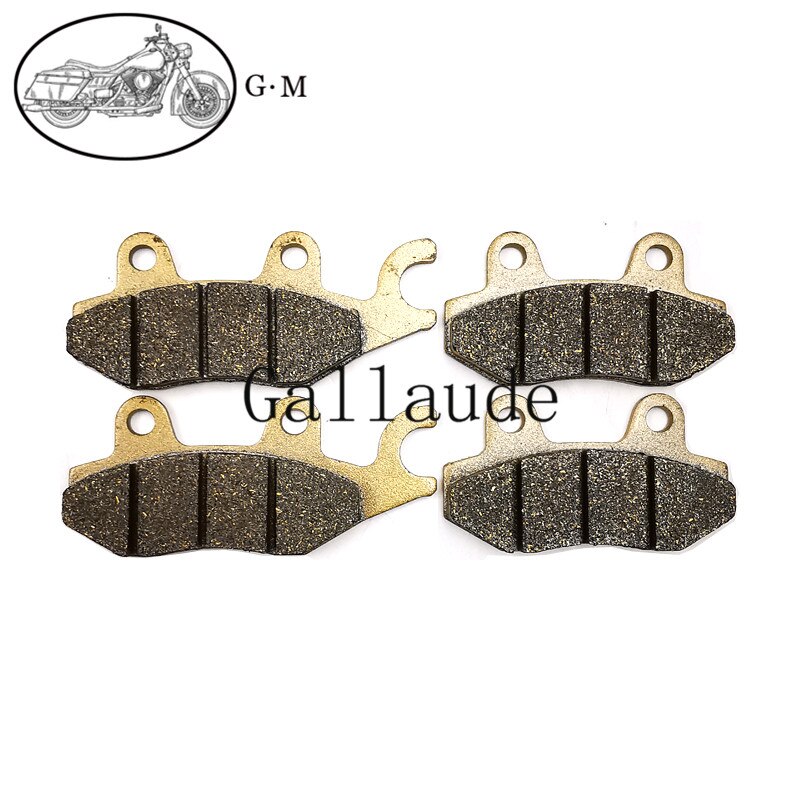 Pastillas de freno delanteras y traseras para motocicleta Kawasaki Z250 SL Ninja 250 250SL 250R EX300 Ninja300 Z300 Ninja 400R Ninja400 Z400: 2 pair 1 sets
