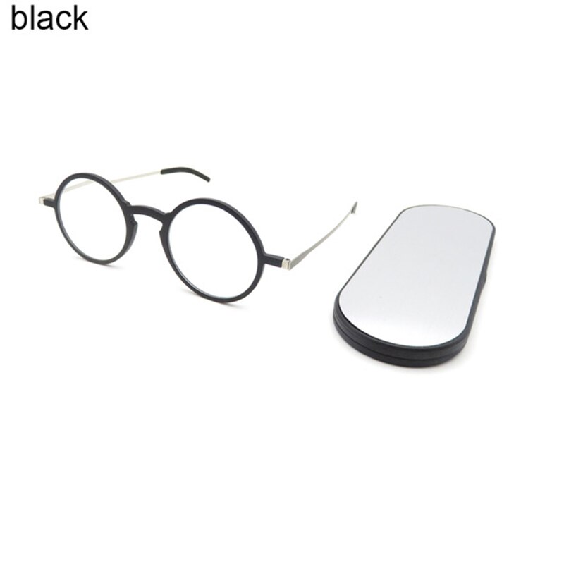 Mei Bloem Frame Vrouwelijke Bril Anti-blauw Licht mannen Leesbril Met Case Brillen Frame vrouwen óculos de grau +4: Black / +350