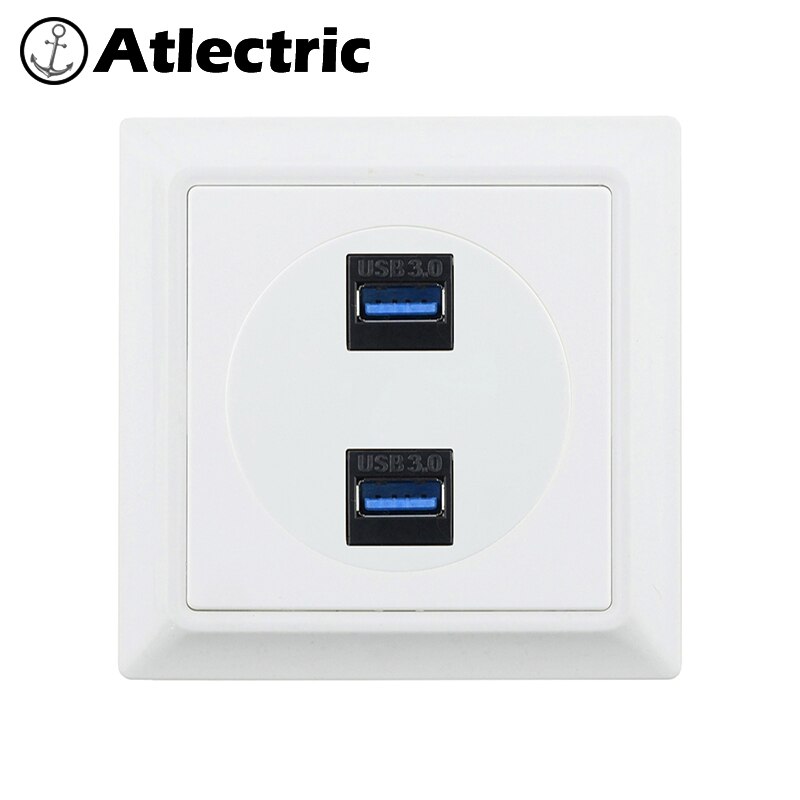 Atlectric dual hdmi hd tv usb dataliitin hdmi & usb data portti television seinäpistorasia pc retro paneeli pistorasia 86 tyyppi