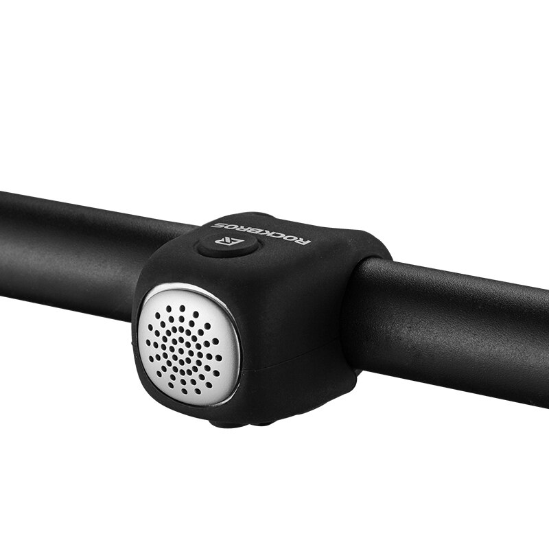 Rockbros 90 db elcykel cykelhorn larmklockor säkerhet mtb cykling styreklocka silica gel ring cykeltillbehör: Cb1709bk