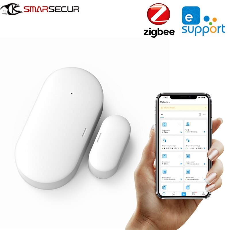 Ewelink Smart ZigBee 3.0 Door Window Contact Sensor Smart Home Wireless Door Detectors Open / Close APP Remote Alarm