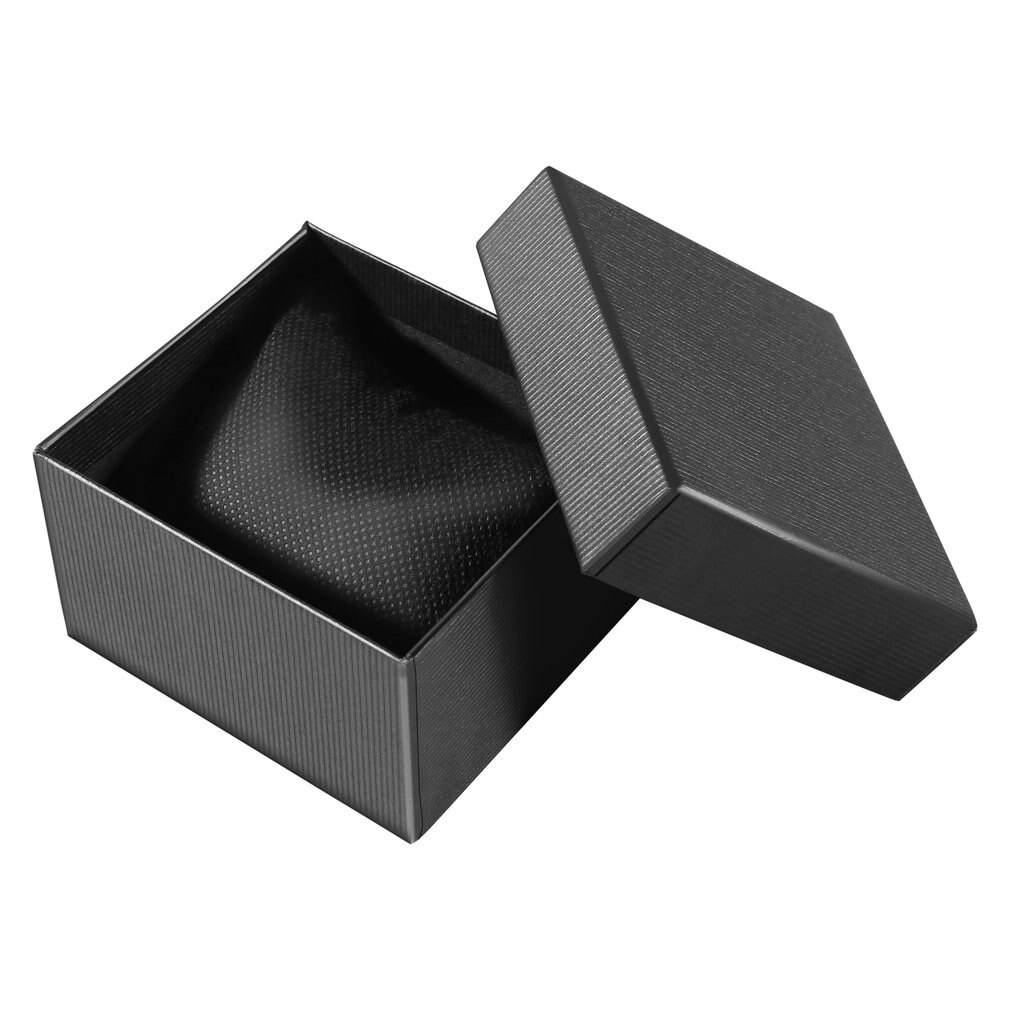 Pulsera de pareja de ajustable de piedra volcánica de mármol Scrub Beads Crown Bangles para Mujeres Hombres joyería con caja negra