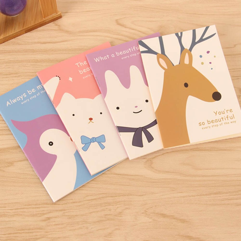 Mini Cute Novelty Animal Cat Notebook Notepad Diary Writting Paper Memorandum School Supplies