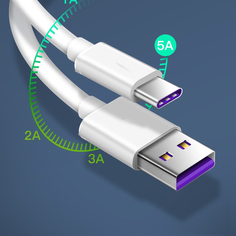 5A Tipo C di Dati Cavo di Ricarica per Xiaomi 8 9 9T A3 Nota 10 CC9 pro Redmi 7A 8 8A Nota 7 8 pro Caricatore Del Telefono mobile di CONTROLLO di qualità 3.0 USB Veloce