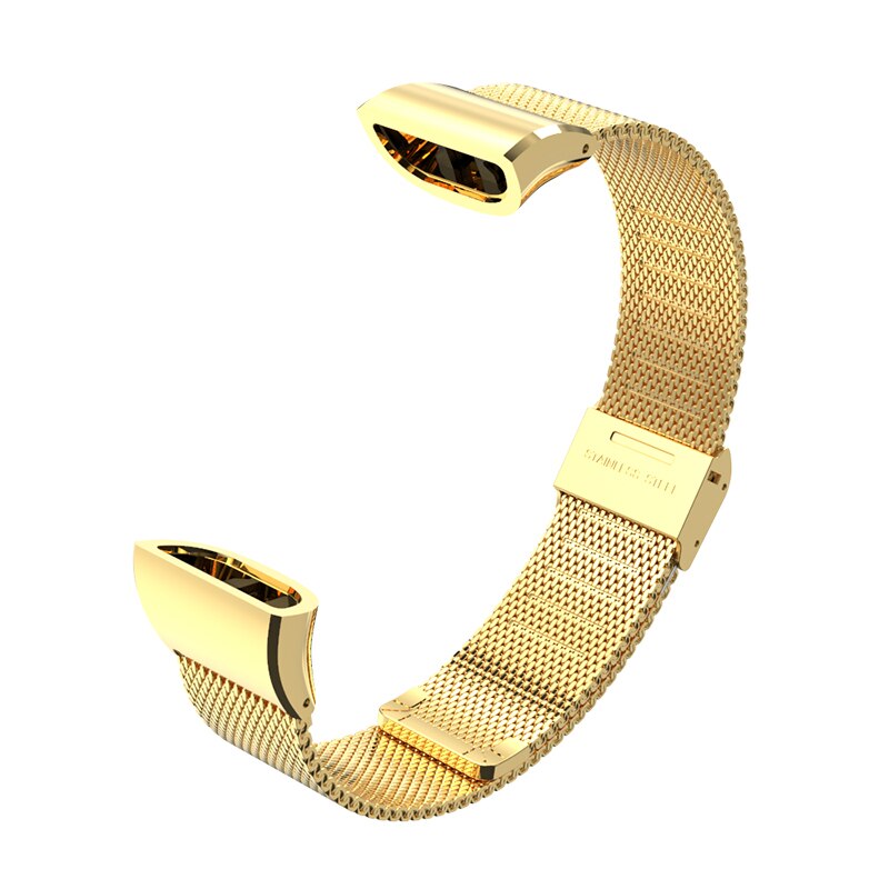 Bracelet for Huawei Band 3 Pro Metal Wrist Strap Stainless Steel Wristband for Huawei Band 3pro Smart Watch Replace Accessories: Milanese Gold