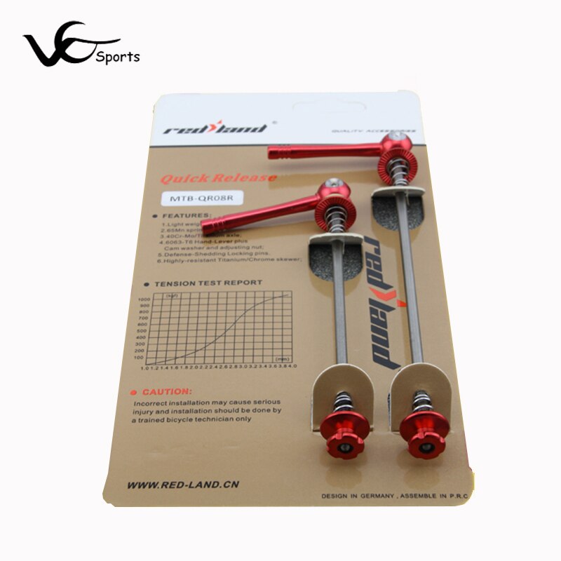 Bicycle Skewer Ti-alloy CNC Quick Release Handle Lever Mtb Mountain Road Bike Skewers Ultralight 52g/pair Universal Front Rear