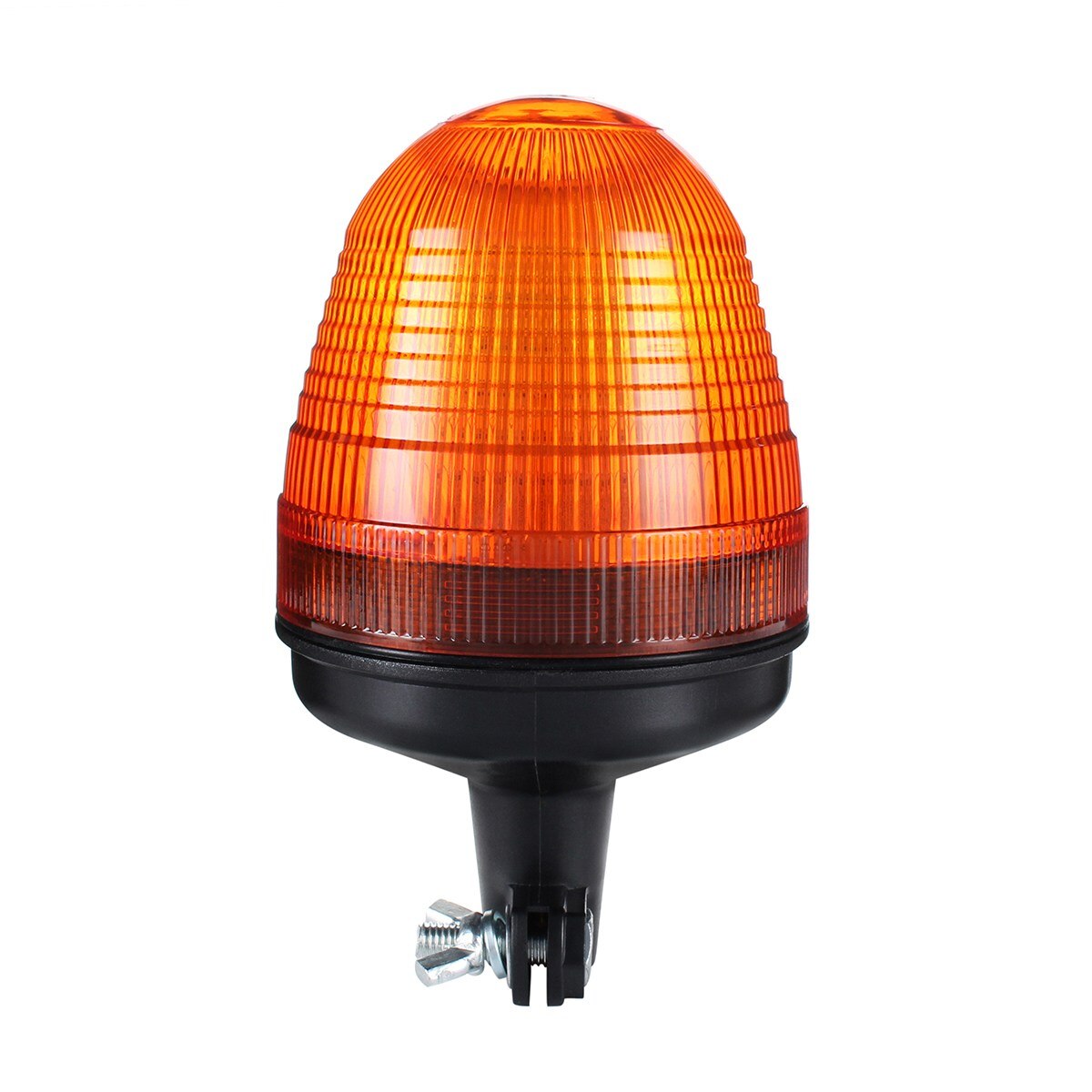 Safurance LED Amber Beacon Flexible Rotating Flashing DIN Pole Mount Tractor Warning Light Safety