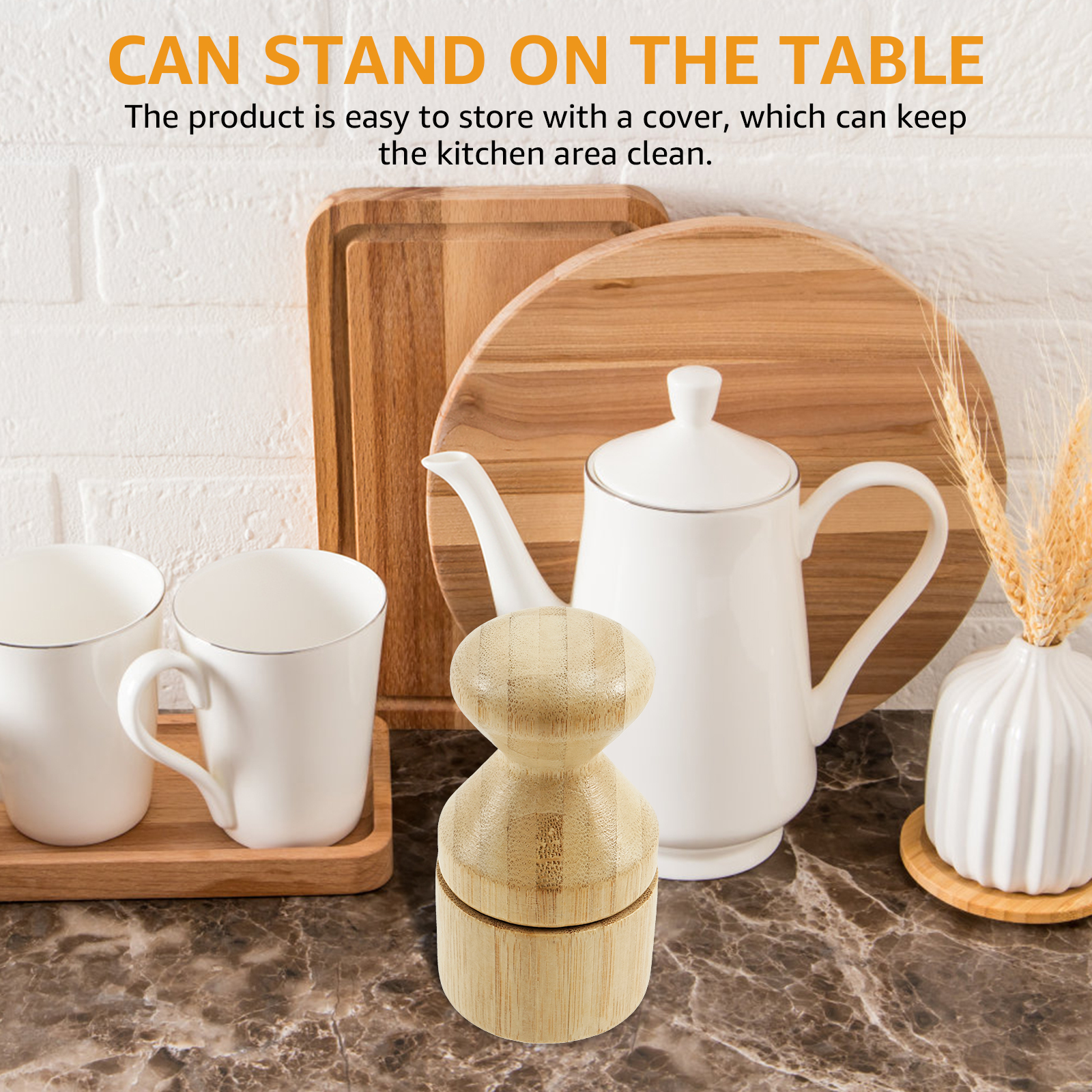 Floor Wax Applicator Cutting Board Oil Wax Applicator with Lid Handle Wood Cutting Board Oil Applicator for Wooden Spatula