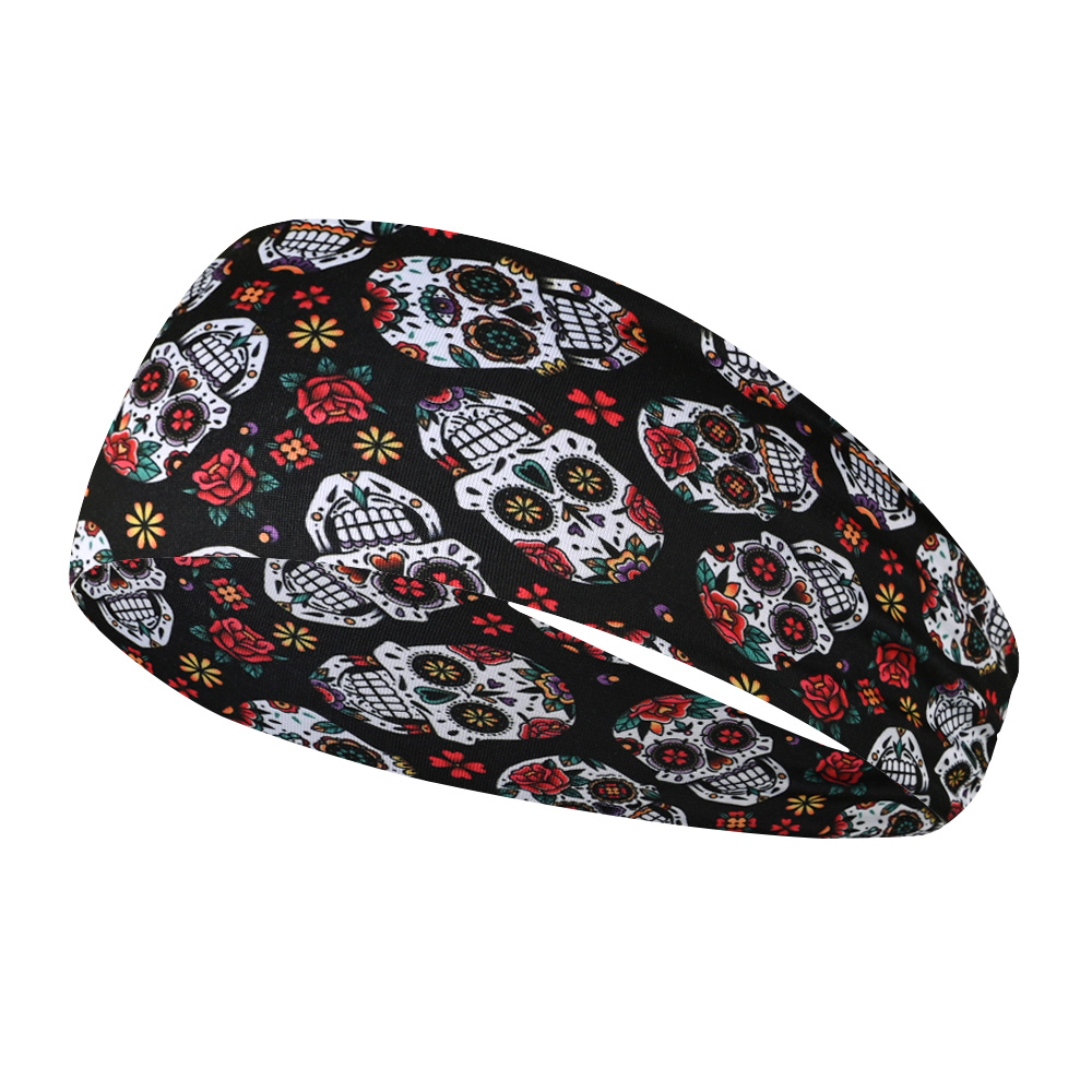 Zweetbandjes Workout Sport Hoofdbanden Voor Mannen Camo Headwraps Zweet Absorberende Haarband Breed Basketbal Voetbal Fietsen Hardlopen Yoga: YELLOW