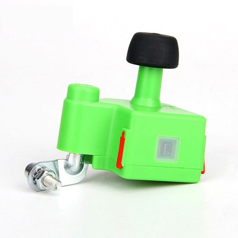 Equipo de conducción nocturna para bicicleta, generador eléctrico para montar en bicicleta, con dinamo móvil USB, salida DC 5V-1A, batería integrada de 1000mAh: Verde
