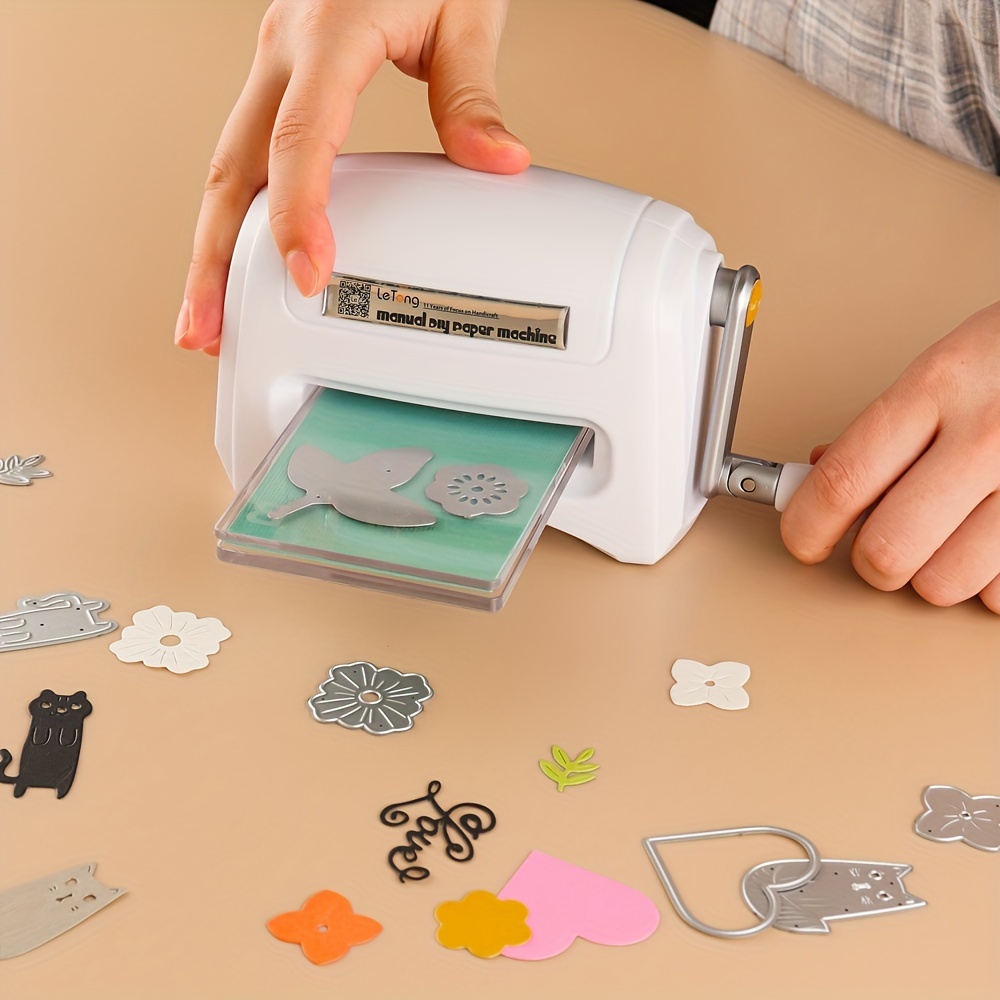 Mini Die-Cut Machine for Crafting Scrapbook Cards Paper Cutting Embossing Manual Work Tool paper cutter