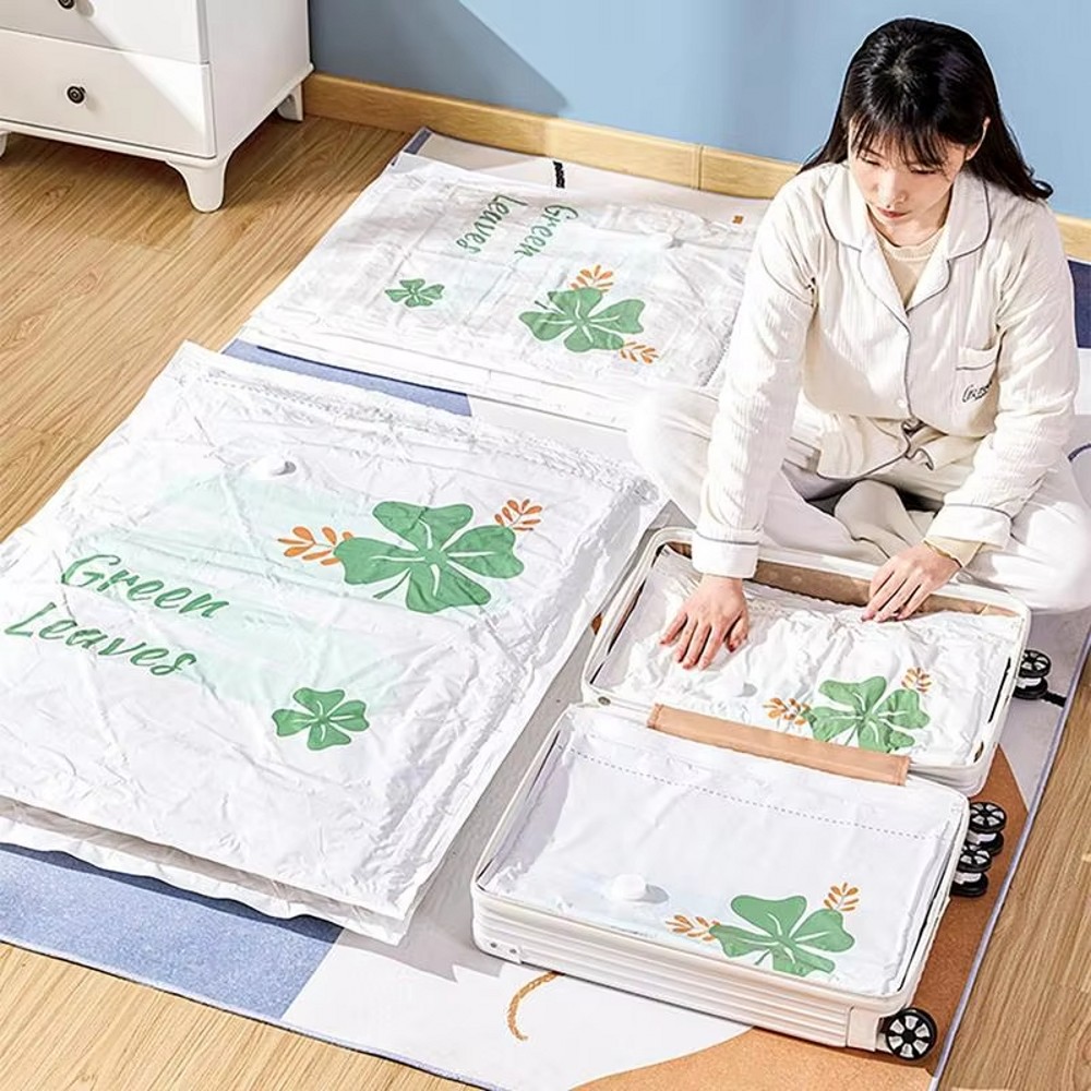 Vakuumposer til oppbevaring mer plassbesparende for dyner klær pute sengetøy teppe rengjøringspose skap til hageredskap hjem