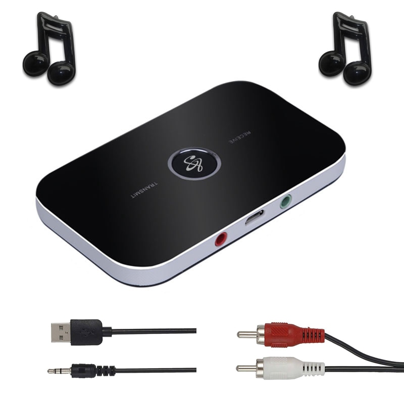 B6 2 In 1 Draadloze Bluetooth Ontvanger Zender 4.1 Audio 3.5 Mm Adapter Voor Pc Smartphone Bluetooth Ontvanger Zender Aux