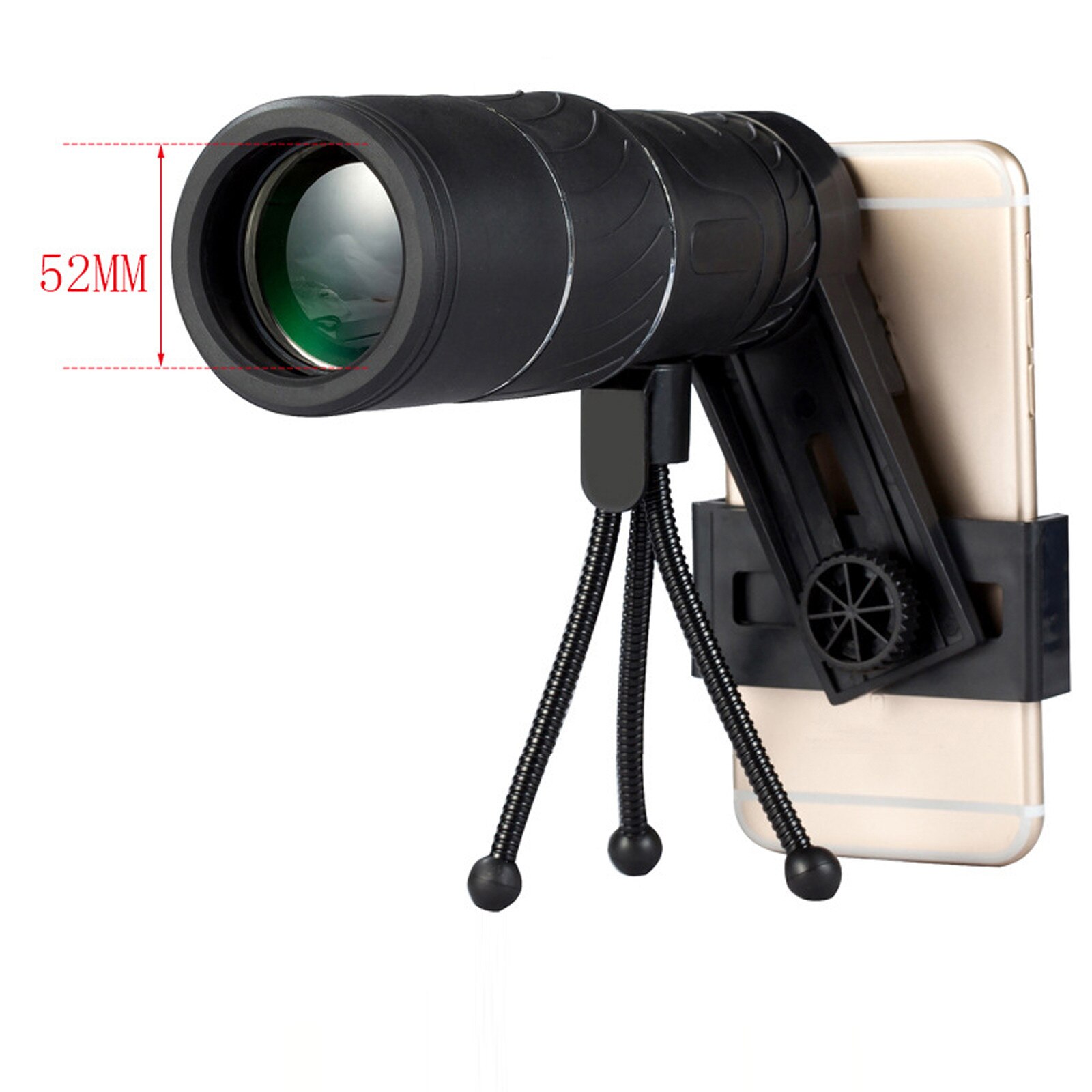 Day Low Night Vision Monocular Telescope 16x52 Monocular Dual Zoom Telescope