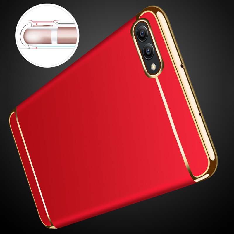 3in1 Voor Huawei Honor 10 Case Volledige Cover Hard Matte Shell Coque op Honor 10 Lite Honor 10 Hard Plating bumper Protector Behuizing