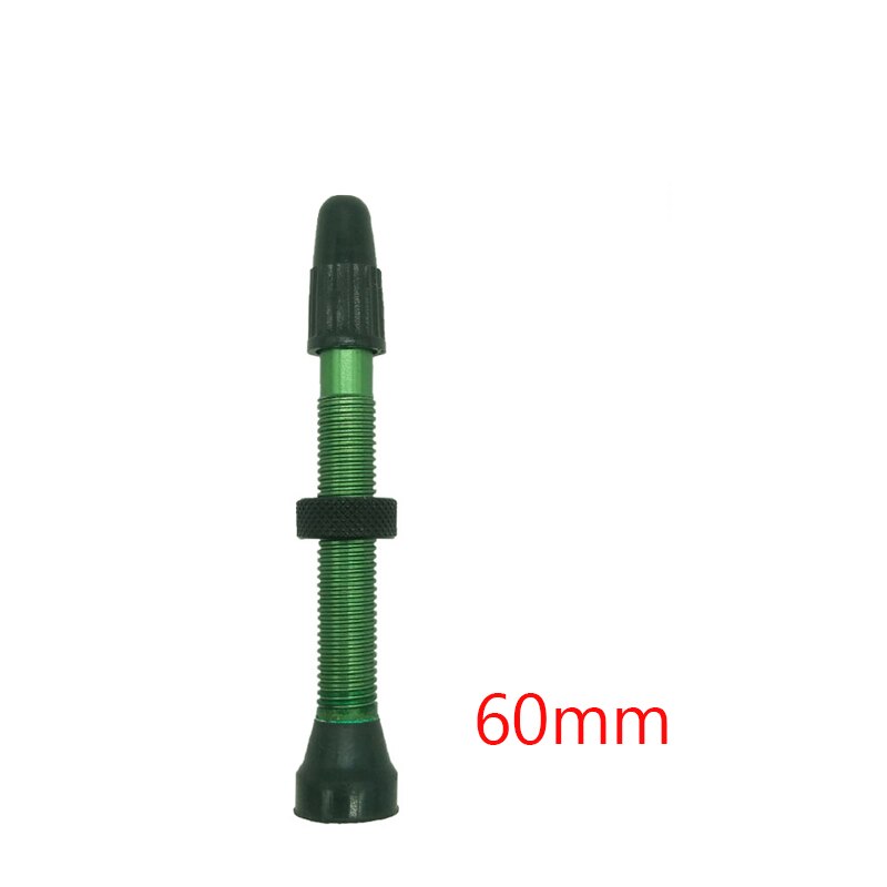 1 PCS Bicycle Tubeless Valve for Road Bike MTB Tubeless Ready Tire Tyre Valve Presta 50mm / 60mm: green 60mm