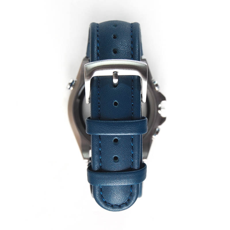 Replacement for Citizen 23mm AT8020-03L H800-S081165 Blue Angels Leather Band Strap