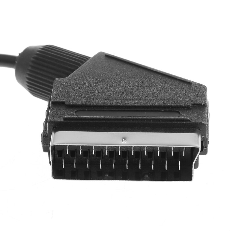 Cabo scart para nintendo snes, gamecube n64, 1.8m/6ft, vídeo av, console, sistema ntsc, compatível com