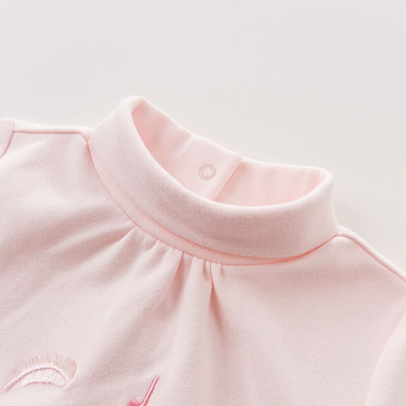 DB6118 dave bella herfst baby meisjes mode t-shirt kids peuter mooie tops kinderen tee