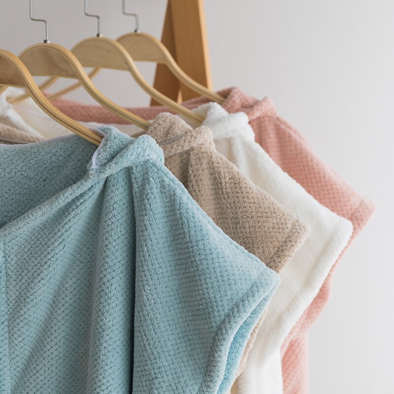 Robe de plage à capuche, serviette de bain à absorption rapide, serviette de plage, Sport de plein air, souple et tactile, Poncho, poche de cape de natation